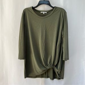 Green Envelope green blouse size XL